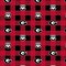 Licensed NCAA University of Georgia Buffalo Plaid Fleece Fabric by the Yard